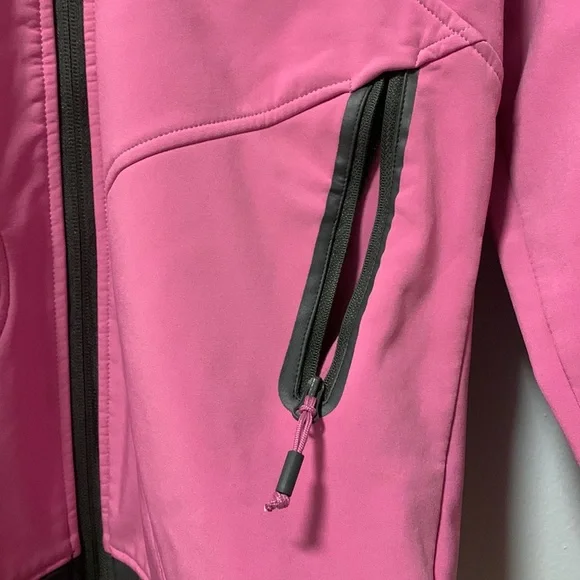 Soft Shell pink outerwear jacket - Picture 5 of 6